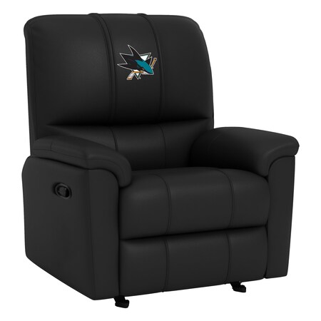 Dreamseat Rocker Recliner with San Jose Sharks Logo XZ52031CDRRBLK-PSNHL42040